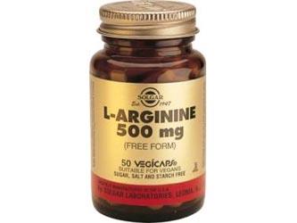 Solgar L-Arginina 500 mg. 50 Cáps. Vegetales.