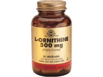 Solgar L-Ornitina 500 mg. 50 Cáps. Vegetales