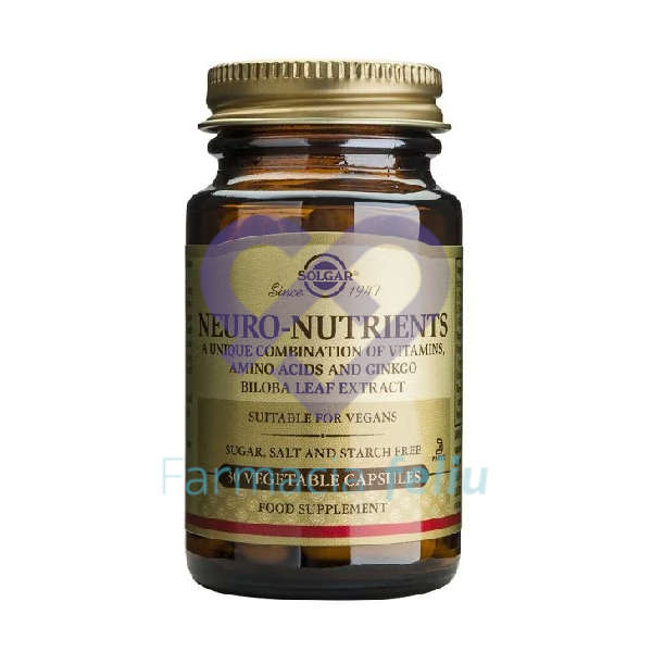 Solgar Neuro Nutrientes. 30 Cápsulas Vegetales.